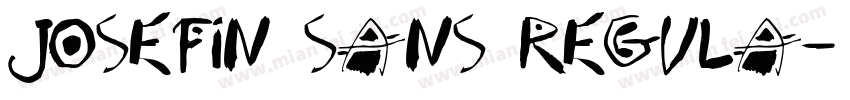 Josefin Sans Regula字体转换